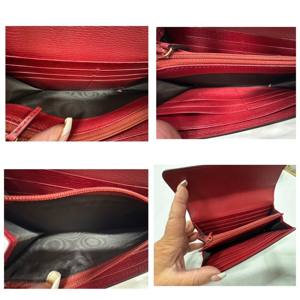 Gucci Bloom Continental Wallet with Gold Double G - Picture 6 of 8